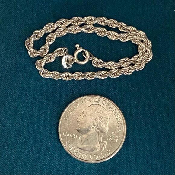 AUS Sterling 925 Silver Twisted Rope Bracelet - Picture 16 of 16